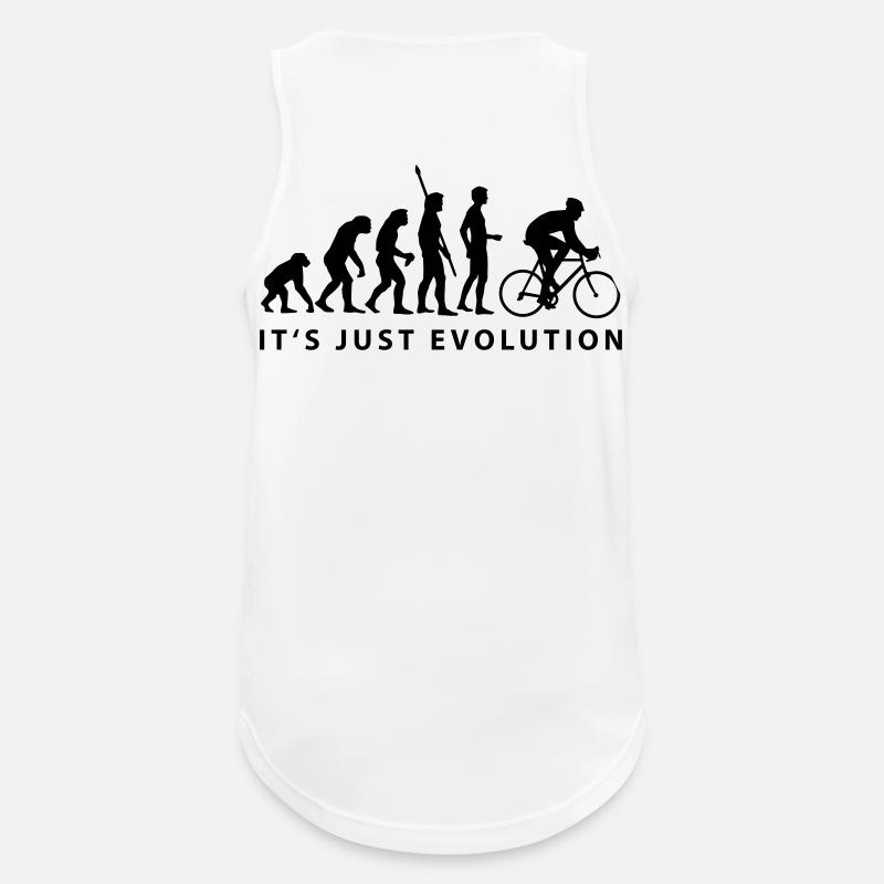 biker evolution - Men's Breathable Tank Top - white