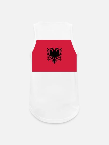 albania - Men's Breathable Tank Top - white