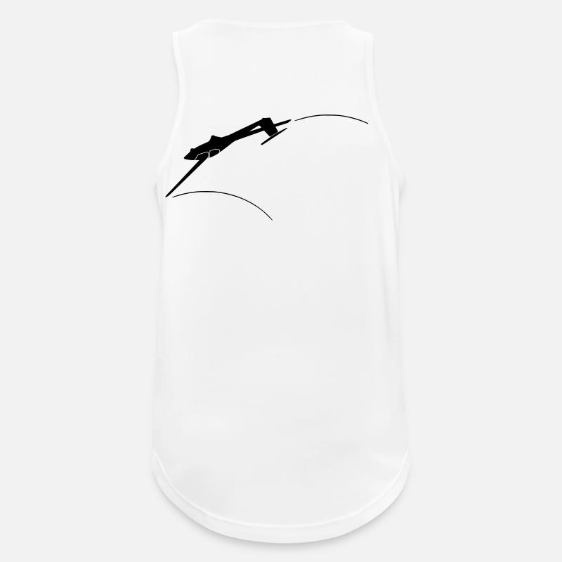 ASK 21 Kunstflug - Männer Tank Top atmungsaktiv - Weiß