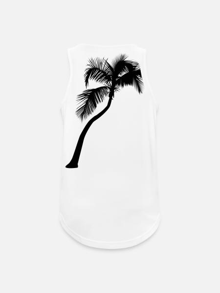 Palmier - Débardeur respirant Homme - blanc