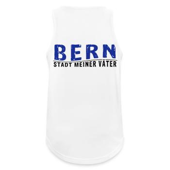 BERN - City of my fathers - Men's Breathable Tank Top - white - Back - Nick (188cm)