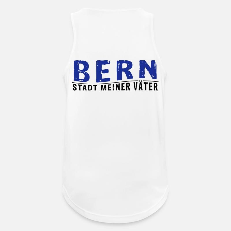 BERN - Stadt meiner Väter - Männer Tank Top atmungsaktiv - Weiß