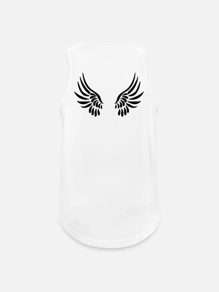 LIKE A BIRD - Men's Breathable Tank Top - white