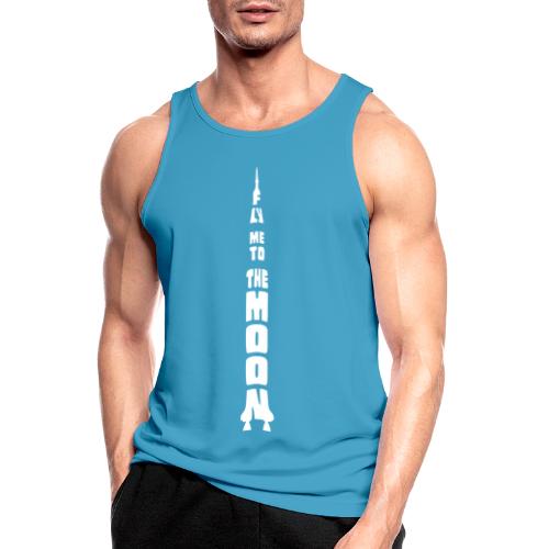 Fly me to the moon - Mannen tanktop ademend actief
