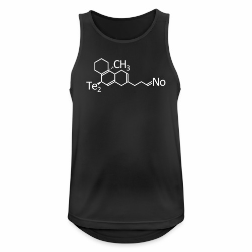 Techno Molekül Chemie Elemente Afterhour Clubbing - Männer Tank Top atmungsaktiv