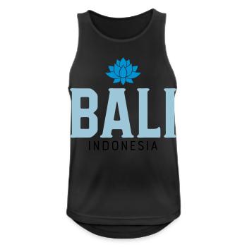 Bali - Débardeur respirant Homme - noir - Devant - Nick (188cm)