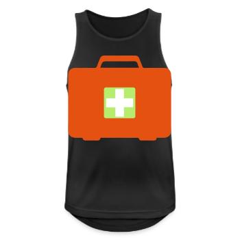 First aid kit - Men's Breathable Tank Top - black - Front - Nick (188cm)
