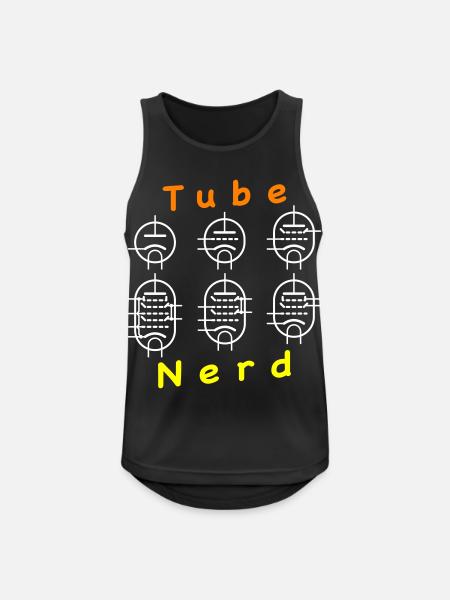 Tube à vide Nerd - Débardeur respirant Homme - noir