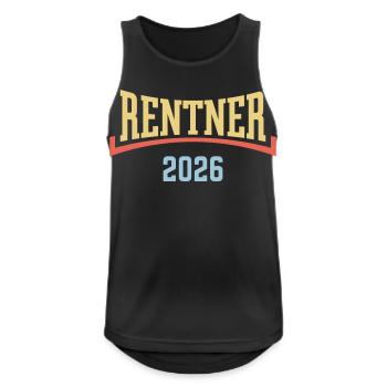 Retraités 2026 (Pension/retraite/Concave/3C) - Débardeur respirant Homme - noir - Devant - Nick (188cm)