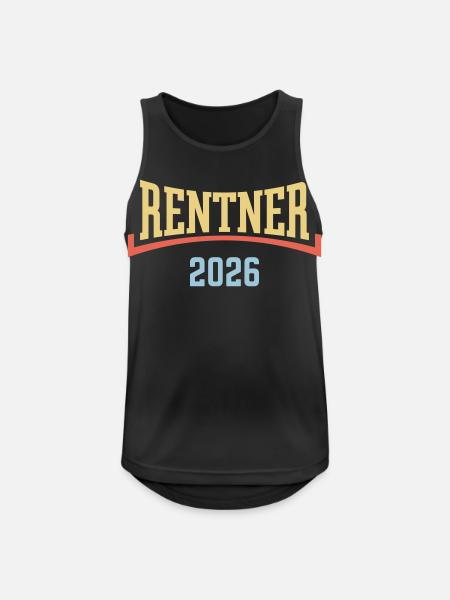 Retirees 2026 (Pension/Retirement/Concave/3C) - Men's Breathable Tank Top - black