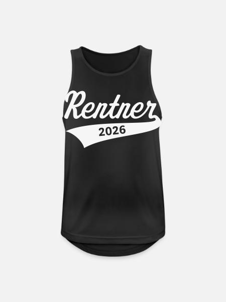 Retirees 2026 (Pension/Retirement/White) - Men's Breathable Tank Top - black