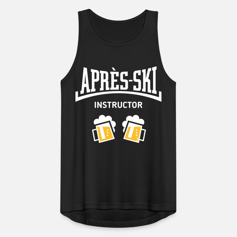 Après-Ski Instructor (Bier Apres Ski Konkav NEG2C) Männer Tank Top atmungsaktiv