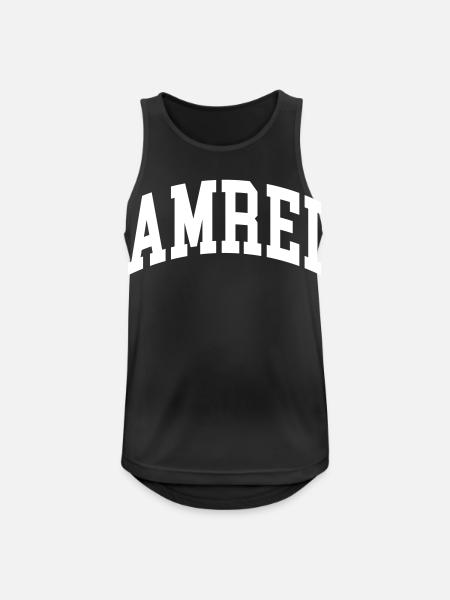 Amrei - Men's Breathable Tank Top - black