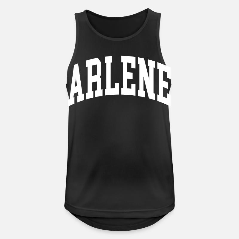 Arlene - Men's Breathable Tank Top - black