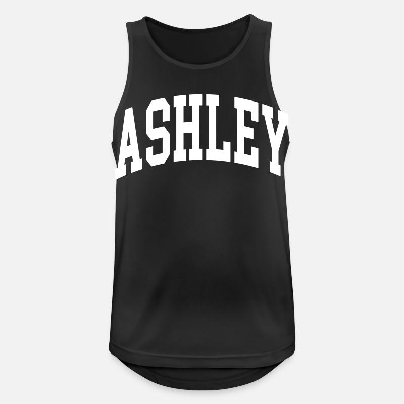 Ashley - Men's Breathable Tank Top - black