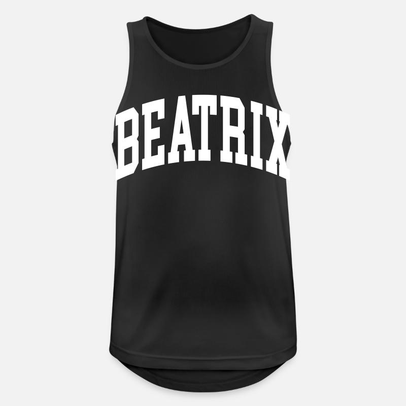 Beatrix - Men's Breathable Tank Top - black
