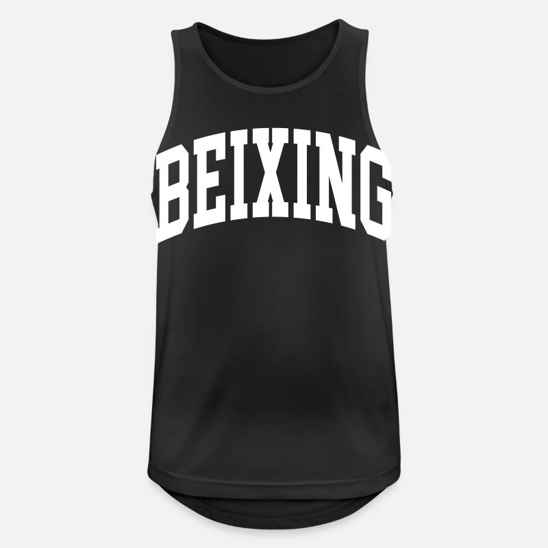 Beixing - Men's Breathable Tank Top - black