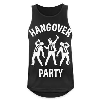 Hangover Party (Bachelor Party Beer W) - Men's Breathable Tank Top - black - Front - Nick (188cm)