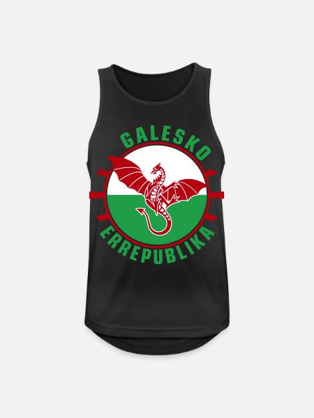 Galesko Errepublika - République galloise - Débardeur respirant Homme - noir