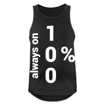 Zero or Hero - Men's Breathable Tank Top - black - Front - Nick (188cm)
