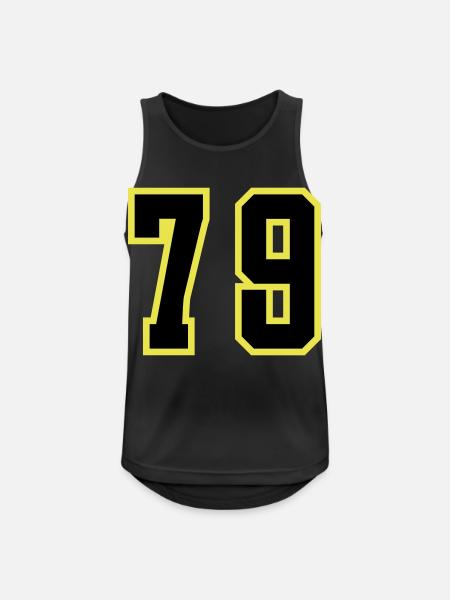 79 Number Leotard - Men's Breathable Tank Top - black
