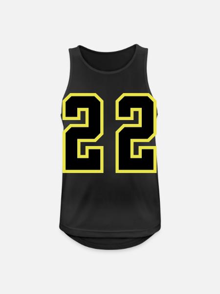 22 Number Leotard - Men's Breathable Tank Top - black