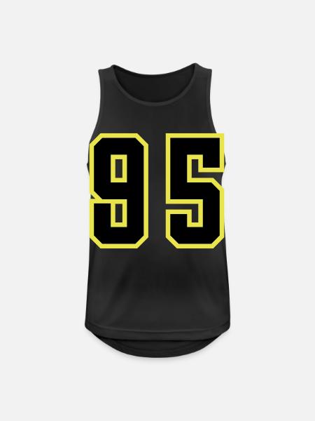 95 Number Leotard - Men's Breathable Tank Top - black