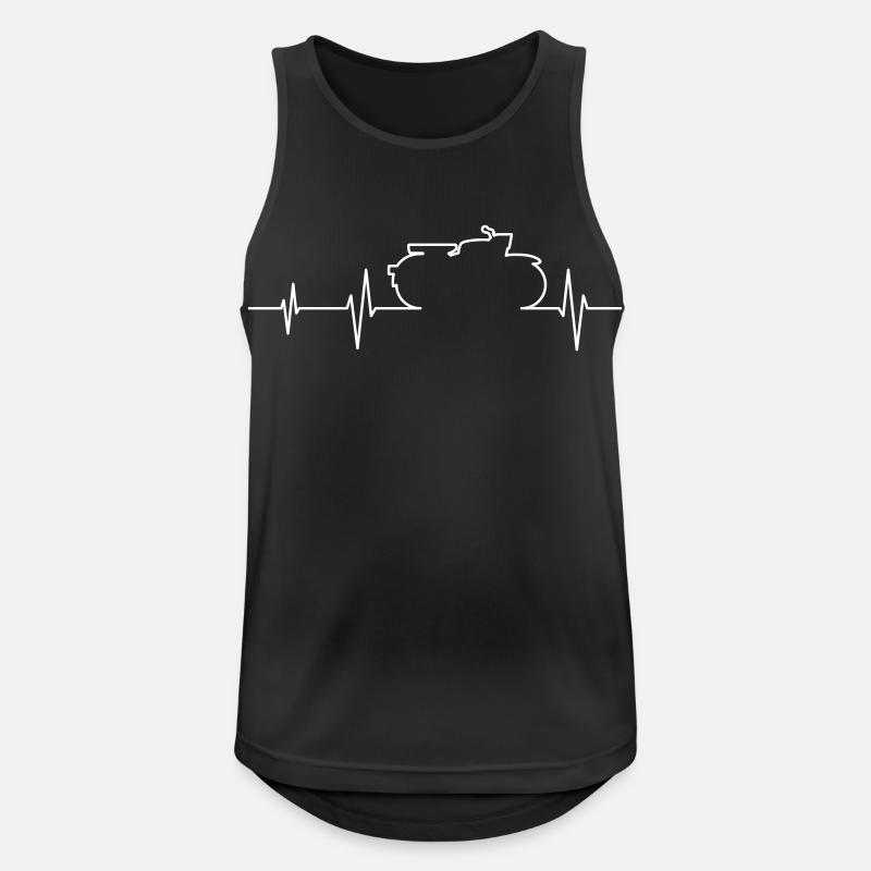 Simson Sparrowhawk Hawk ECG - Men's Breathable Tank Top - black