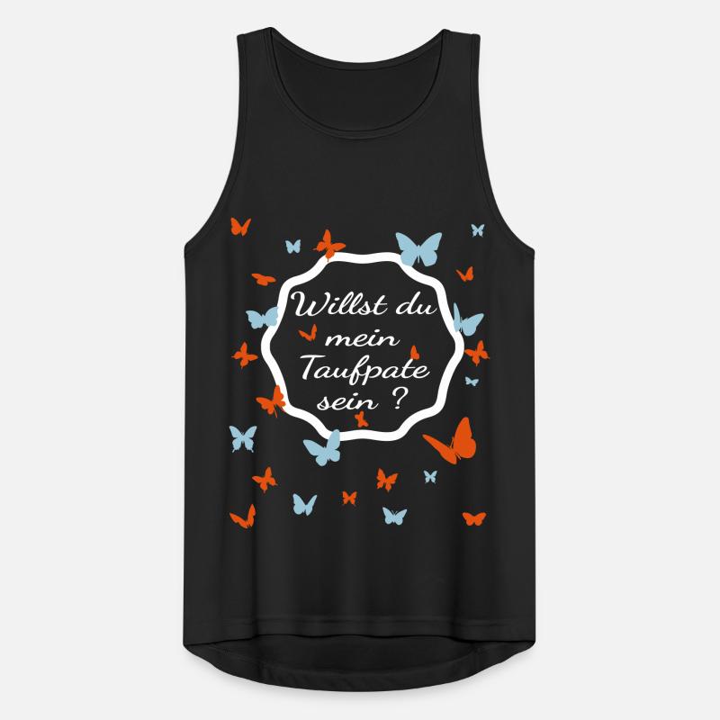 Willst du mein Taufpate sein ? - Taufpate werden Männer Tank Top atmungsaktiv