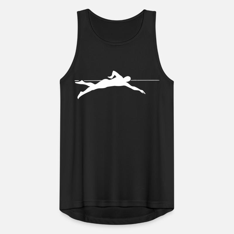 Dynamischer Sprinter Liniengrafik Männer Tank Top atmungsaktiv