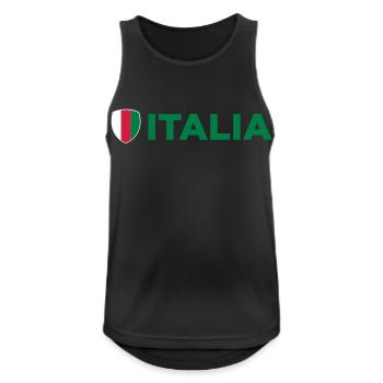 National flag of Italy - Men's Breathable Tank Top - black - Front - Nick (188cm)