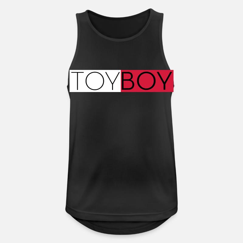 ToyBoy2 - Männer Tank Top atmungsaktiv - Schwarz