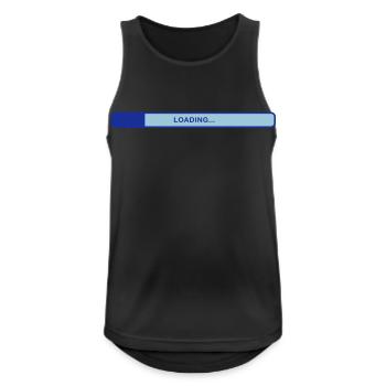 Loading bar - Men's Breathable Tank Top - black - Front - Nick (188cm)