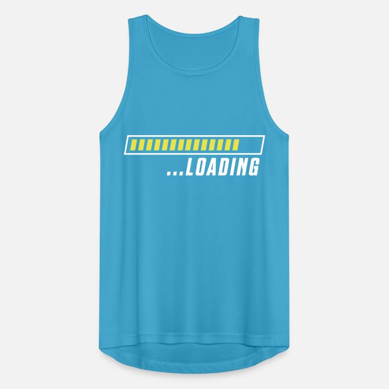 loading ladebalken symbol Männer Tank Top atmungsaktiv