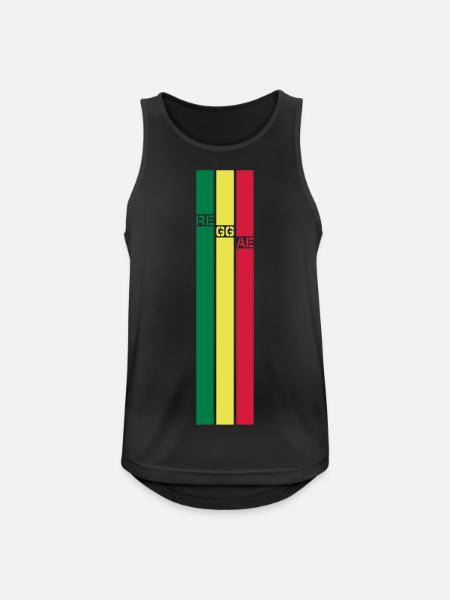 reggae - Débardeur respirant Homme - noir