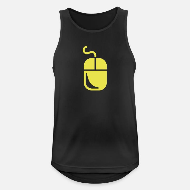 Computer - Men's Breathable Tank Top - black