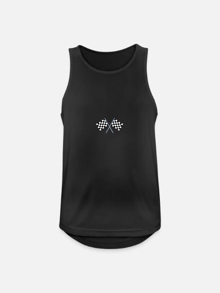 Chequered Flag Racing - Men's Breathable Tank Top - black