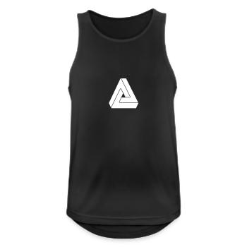 Geek - Men's Breathable Tank Top - black - Front - Nick (188cm)