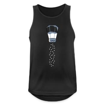 Salt shaker salt rain - Men's Breathable Tank Top - black - Front - Nick (188cm)