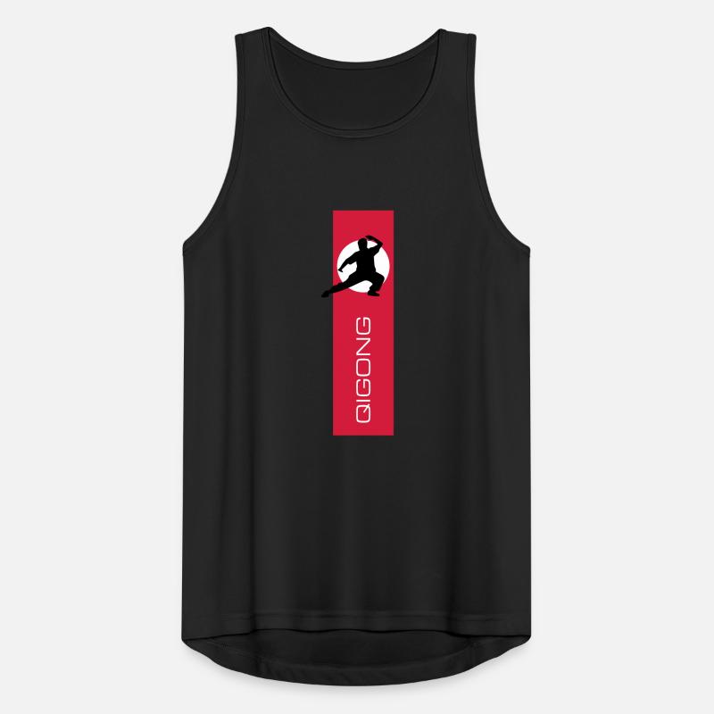 Drapeau Qigong Débardeur respirant Homme