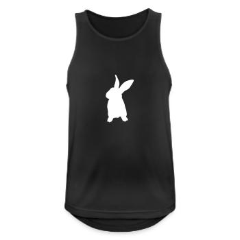 Rabbit - Men's Breathable Tank Top - black - Front - Nick (188cm)
