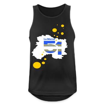 The Marne 51 - Men's Breathable Tank Top - black - Front - Nick (188cm)
