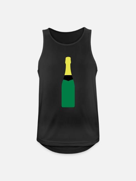 bottle - Men's Breathable Tank Top - black
