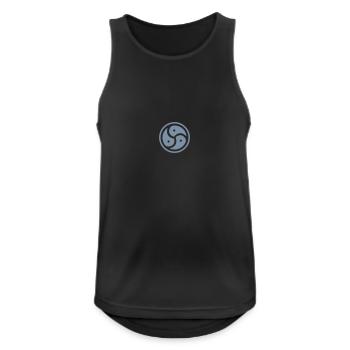 triskelis / trinity - Men's Breathable Tank Top - black - Front - Nick (188cm)