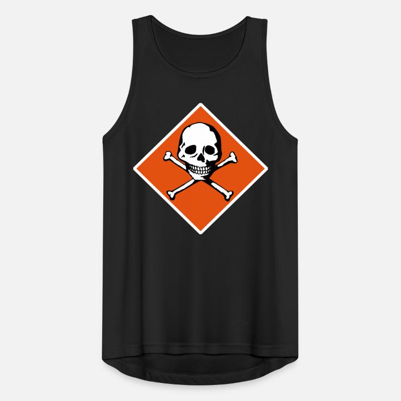 Skull and bones Men's Breathable Tank Top