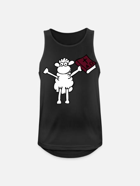 Bible-moutons - Débardeur respirant Homme - noir
