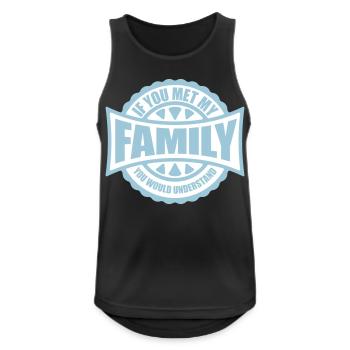 you would understand quote - Men's Breathable Tank Top - black - Front - Nick (188cm)