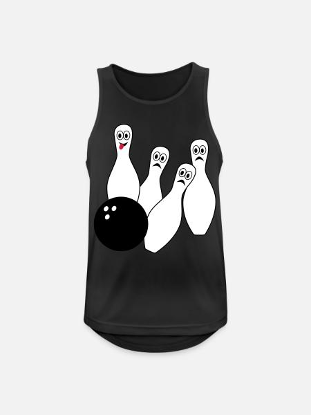 Bowling - Men's Breathable Tank Top - black