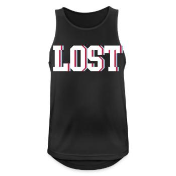 Mustard gas - Men's Breathable Tank Top - black - Front - Nick (188cm)