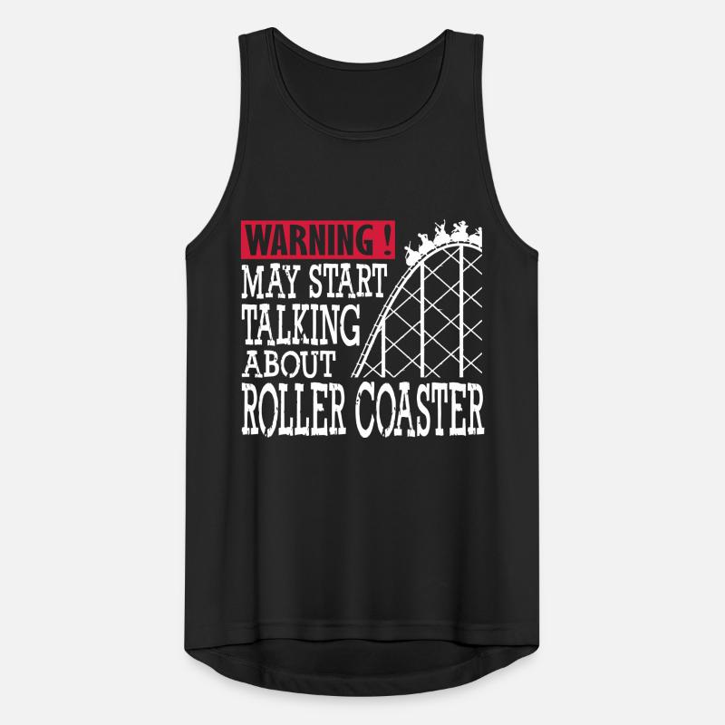 My Start Talking Abaout Roller Coaster Men's Breathable Tank Top